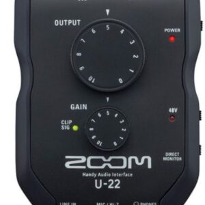 Zoom U-22 Handy Audio Interface | Ultra-Portable 2-In/2-Out USB Recording Interface - Image 1